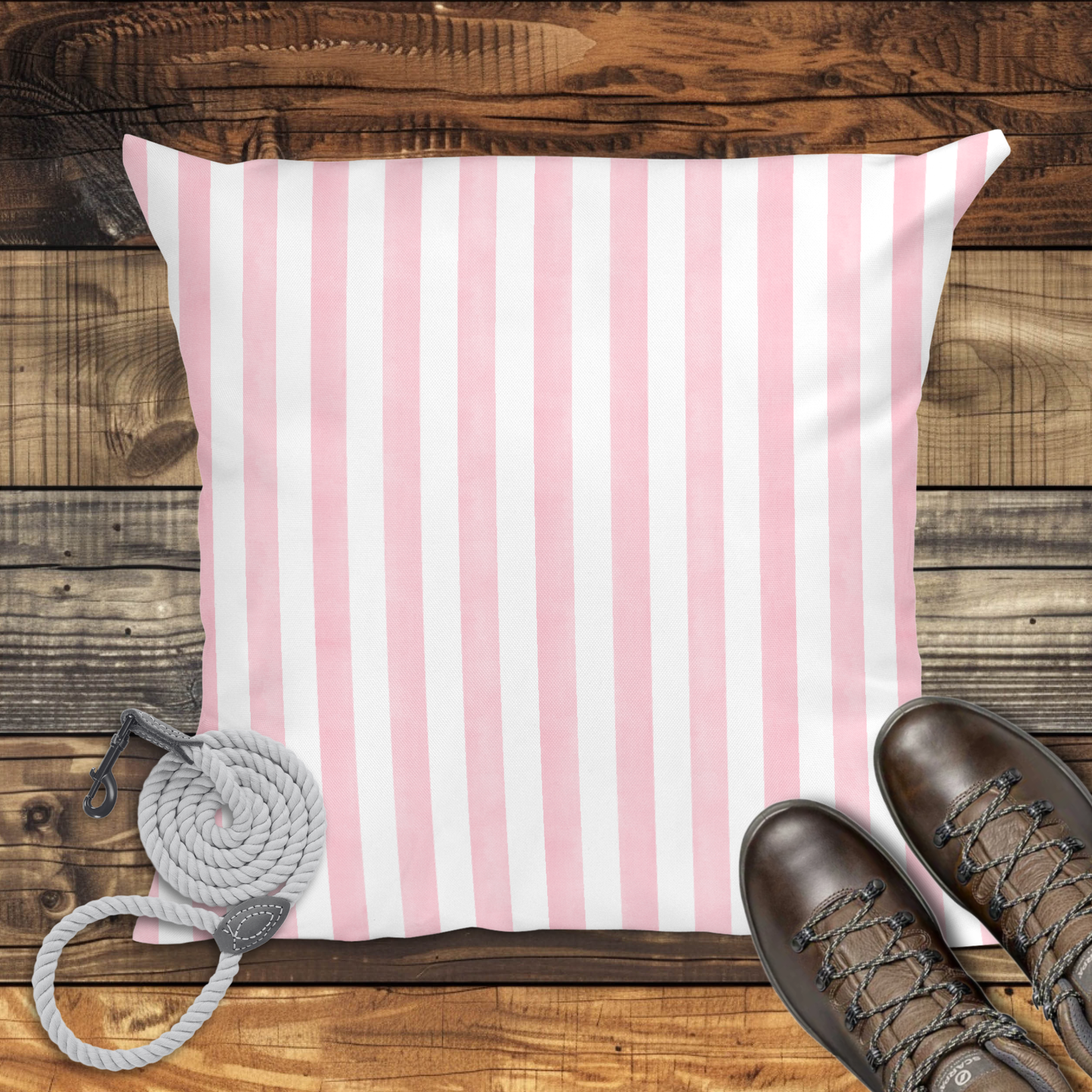 Custom Striped Pet Pillow