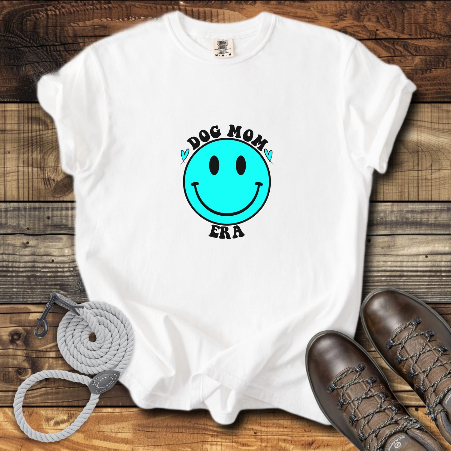 In My Dog Mom Era Smiley T-Shirt