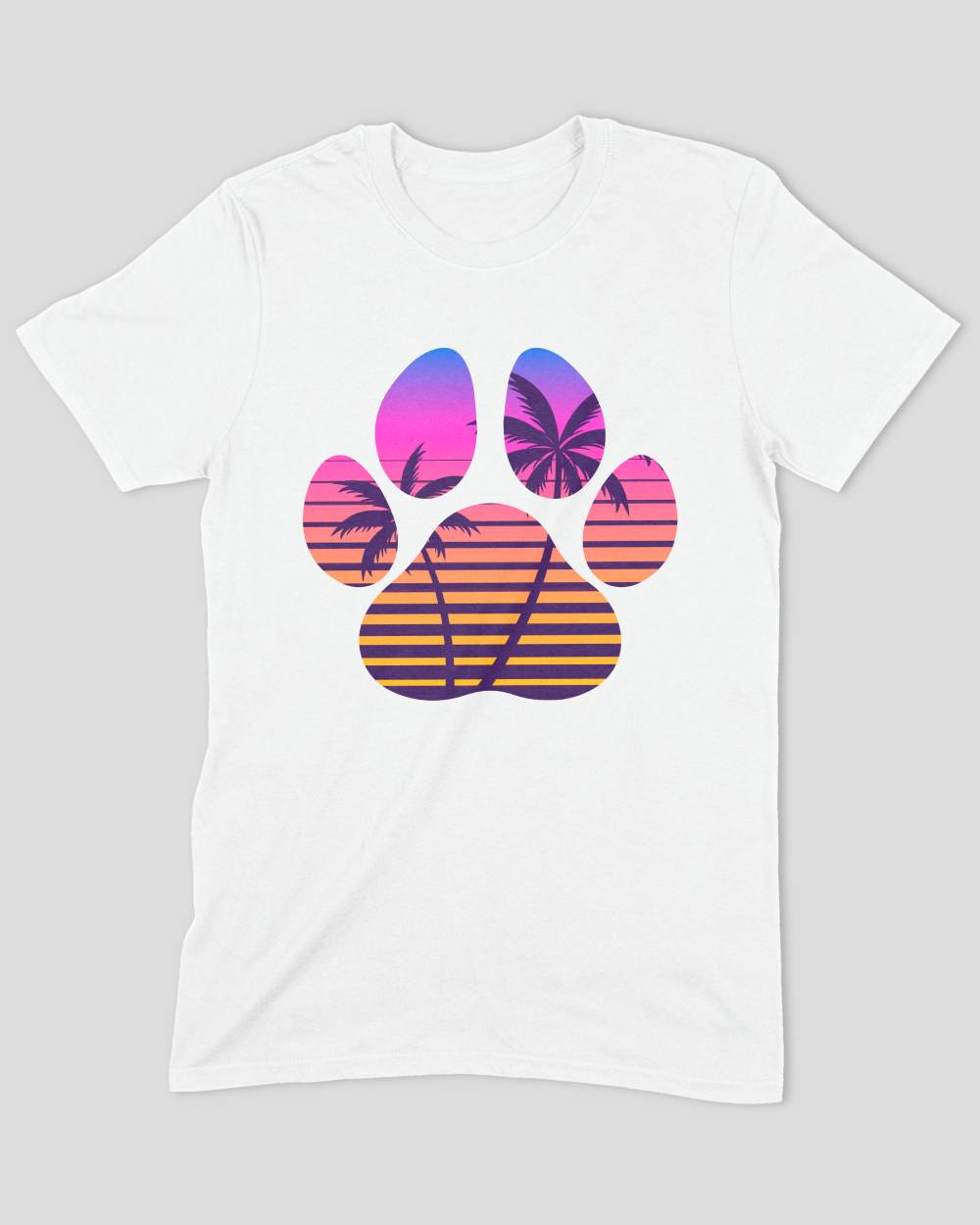 Neon 80's Paw T-Shirt