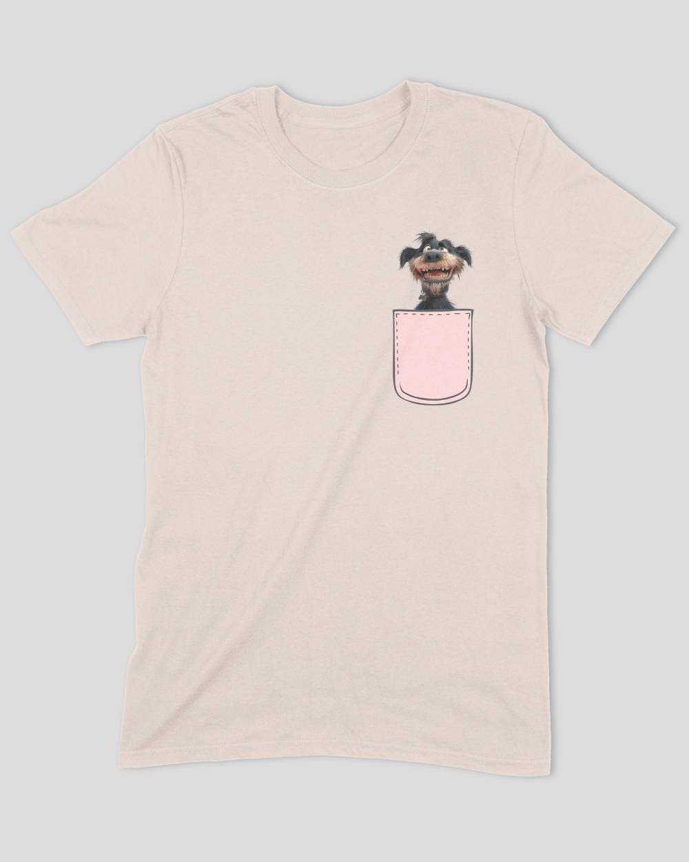 Scruffy Pocket Dog 1 T-Shirt