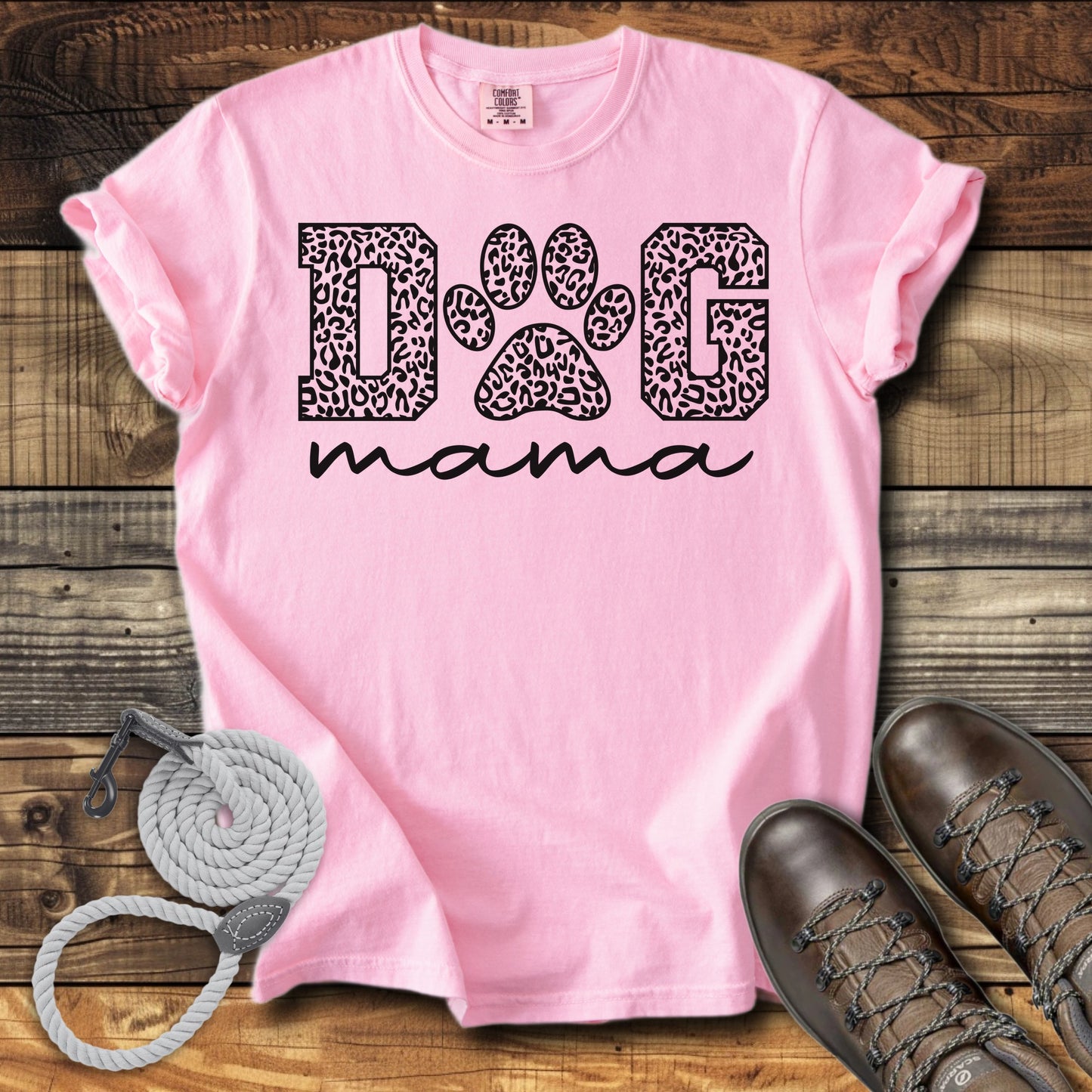 Leopard Dog Mama T-Shirt