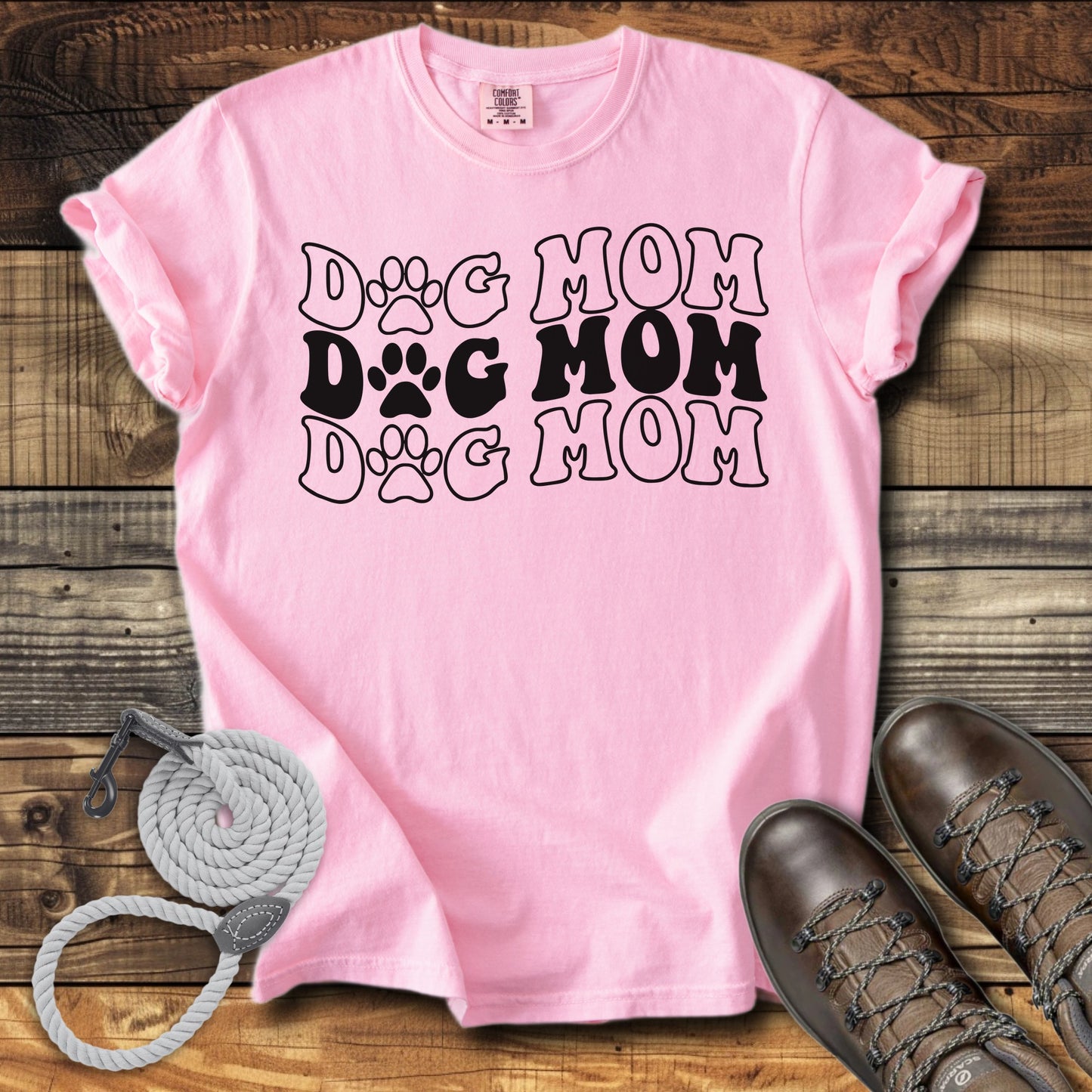 Dog Mom Stacked