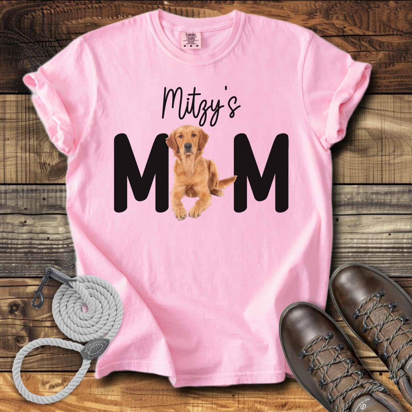 Dog Mom Personalized T-Shirt