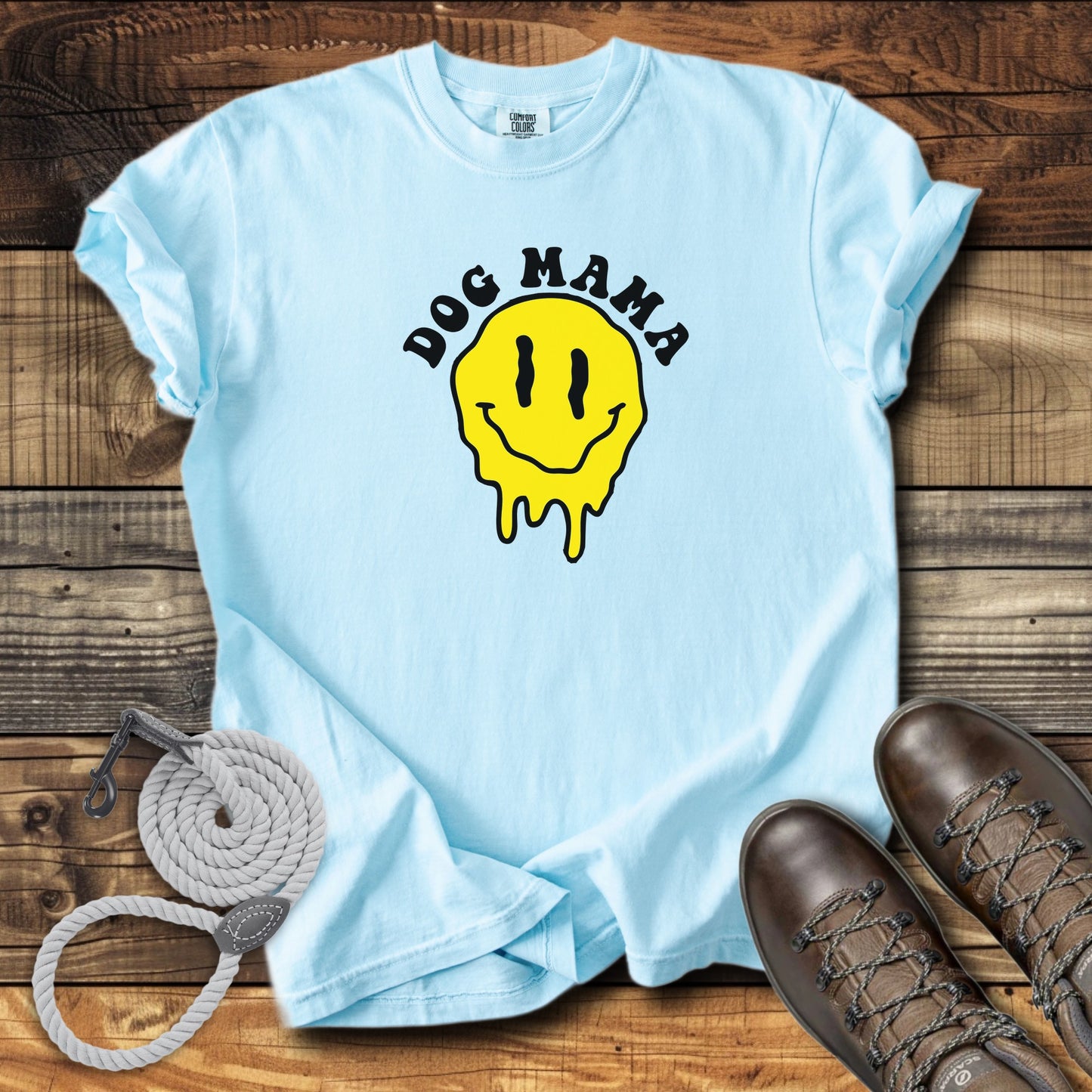 Dog Mama Smiley Face