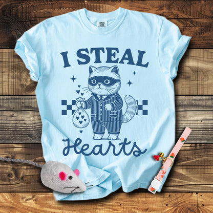 I Steal Hearts (Cat) T-Shirt