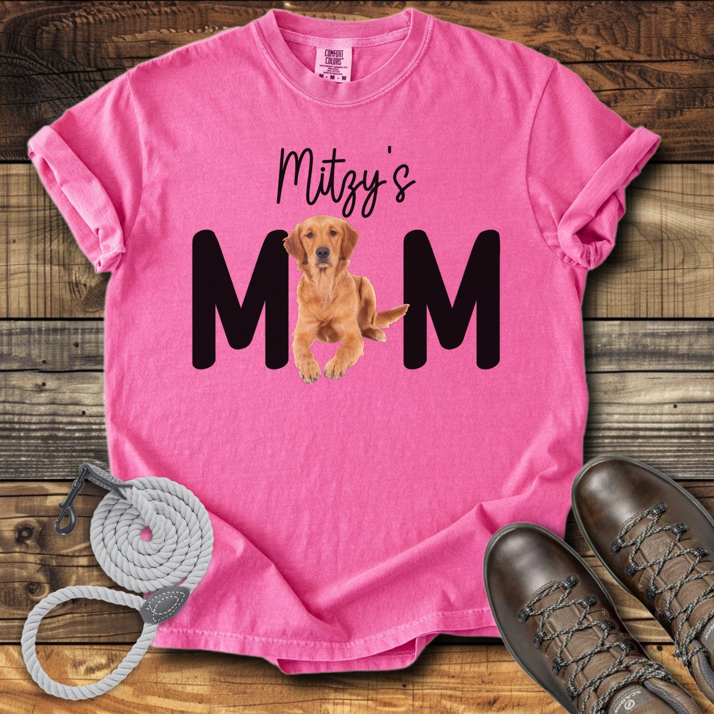 Dog Mom Personalized T-Shirt