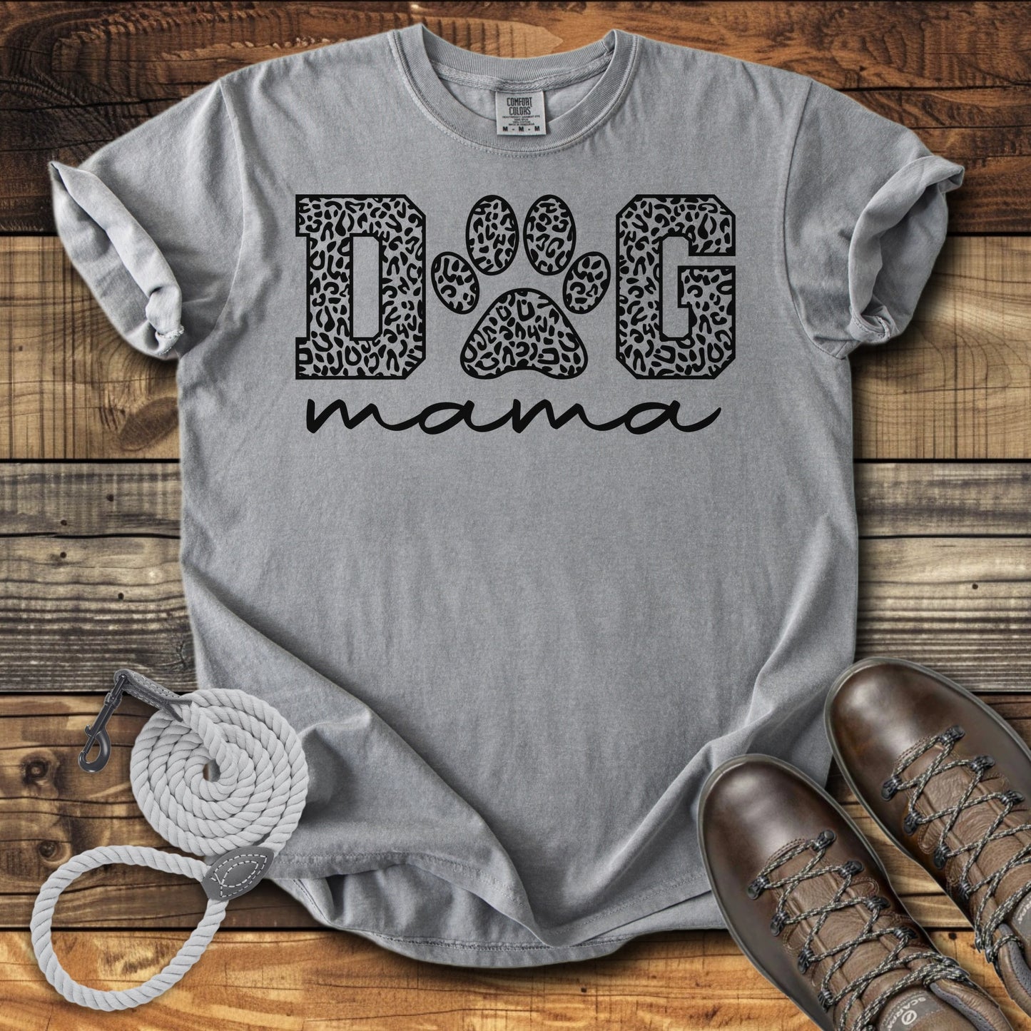 Leopard Dog Mama T-Shirt