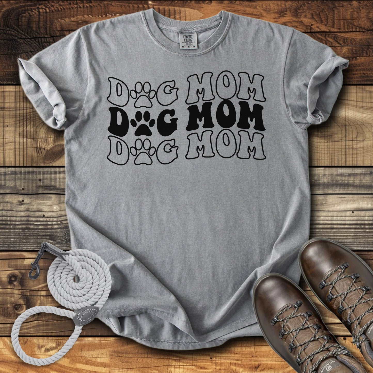 Dog Mom Stacked