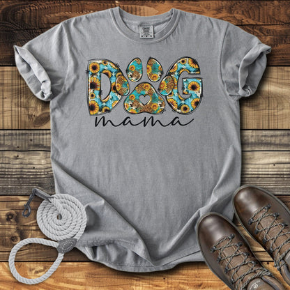 Dog Mama Cheetah & Sunflowers T-Shirt