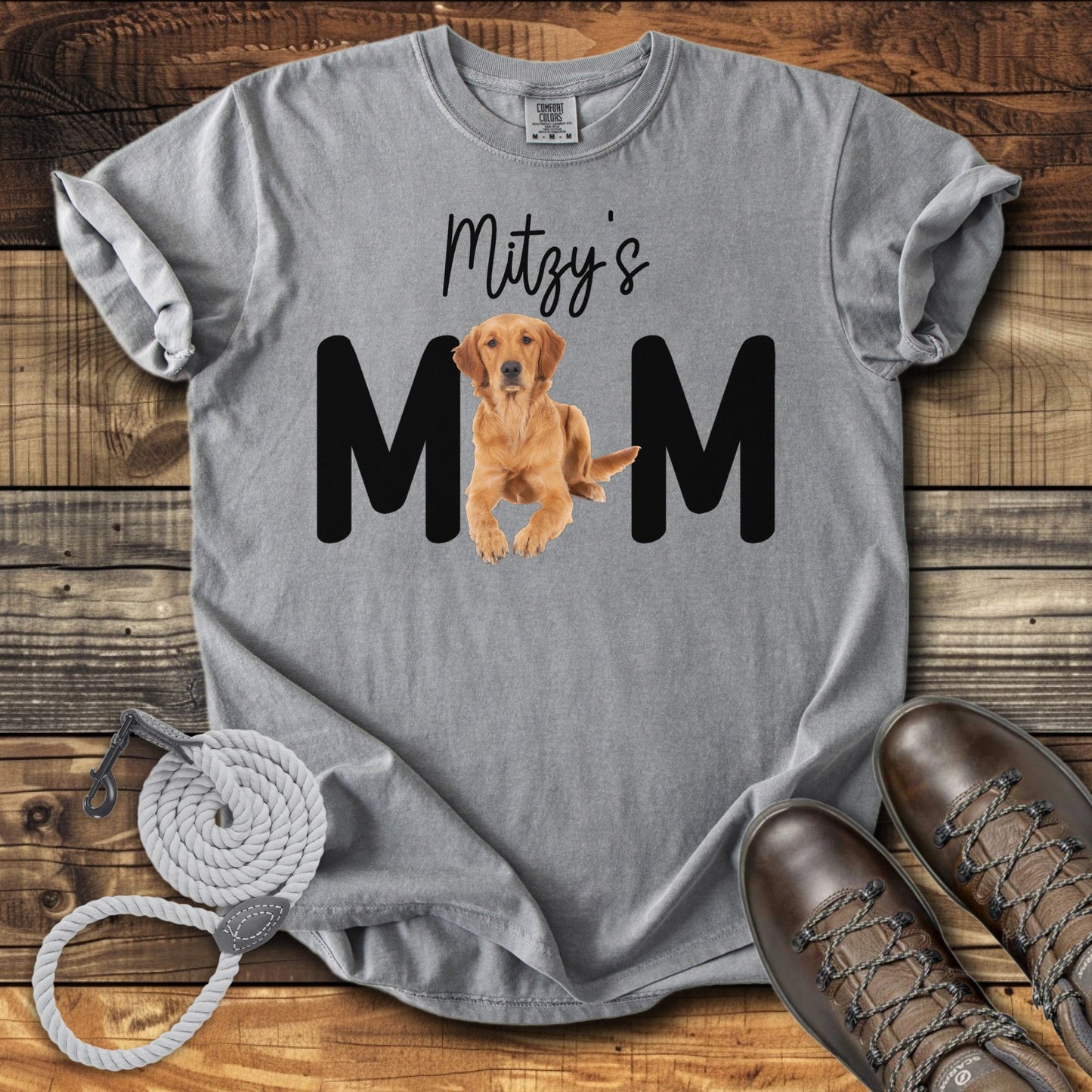 Dog Mom Personalized T-Shirt
