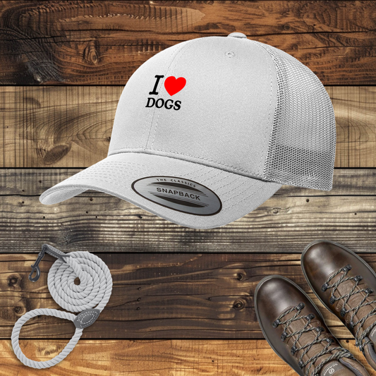 I Love Dogs Trucker Cap