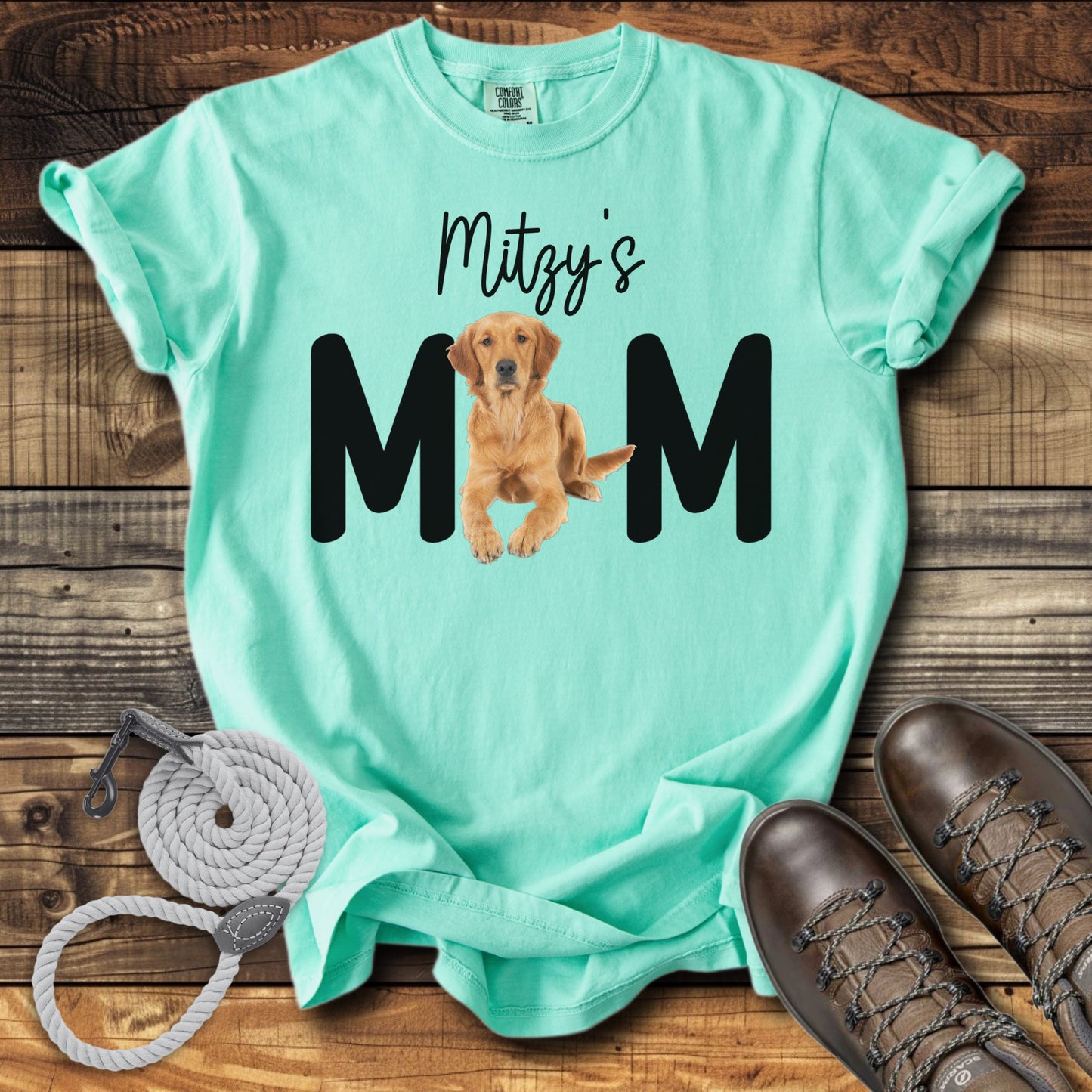 Dog Mom Personalized T-Shirt