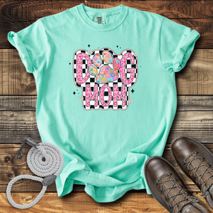 Dog Mom Pink Leopard & Chequered