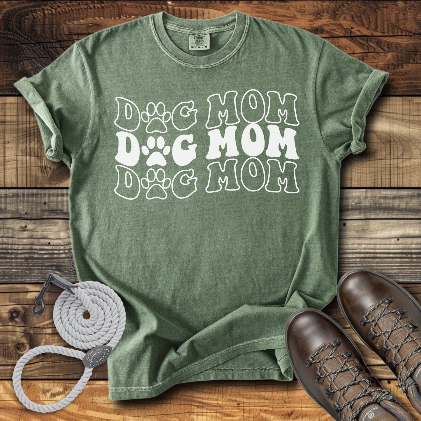 Dog Mom Stacked