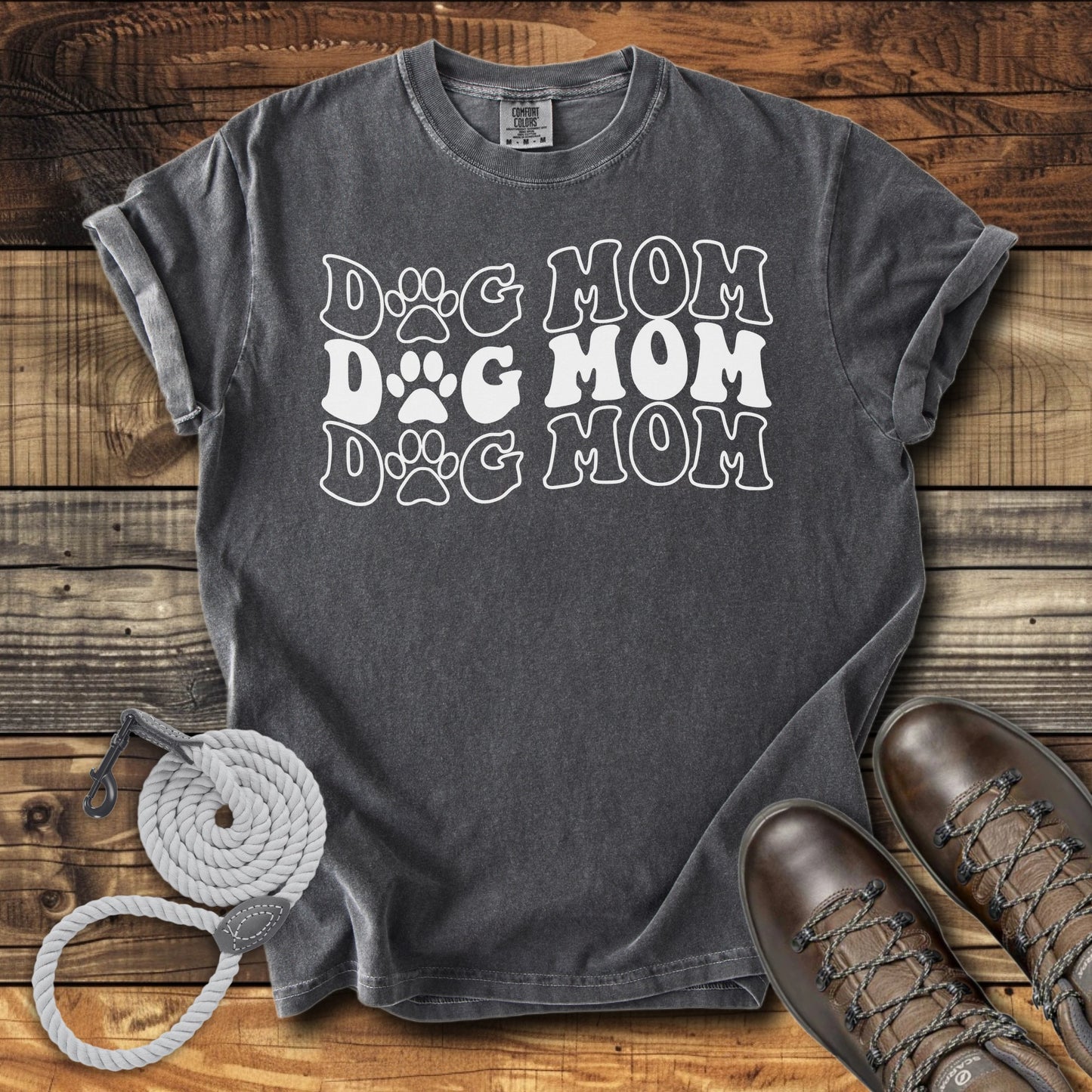 Dog Mom Stacked