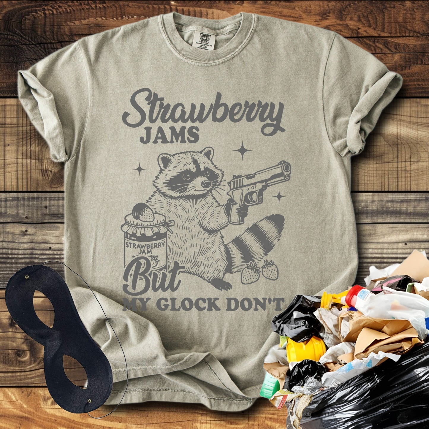 Strawberry Jams But My Glock Don't T-Shirt