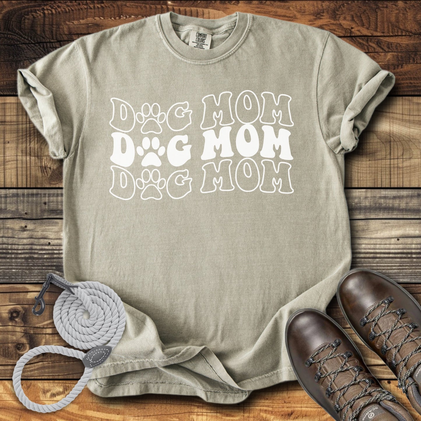 Dog Mom Stacked