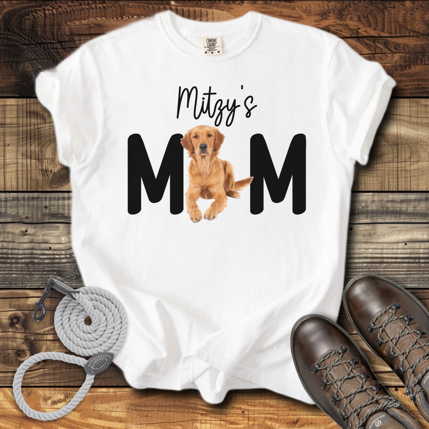 Dog Mom Personalized T-Shirt