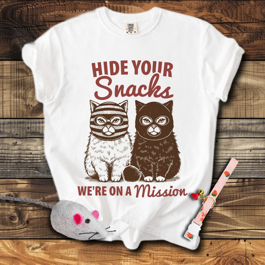 Hide Your Snacks Were On a Mission T-Shirt