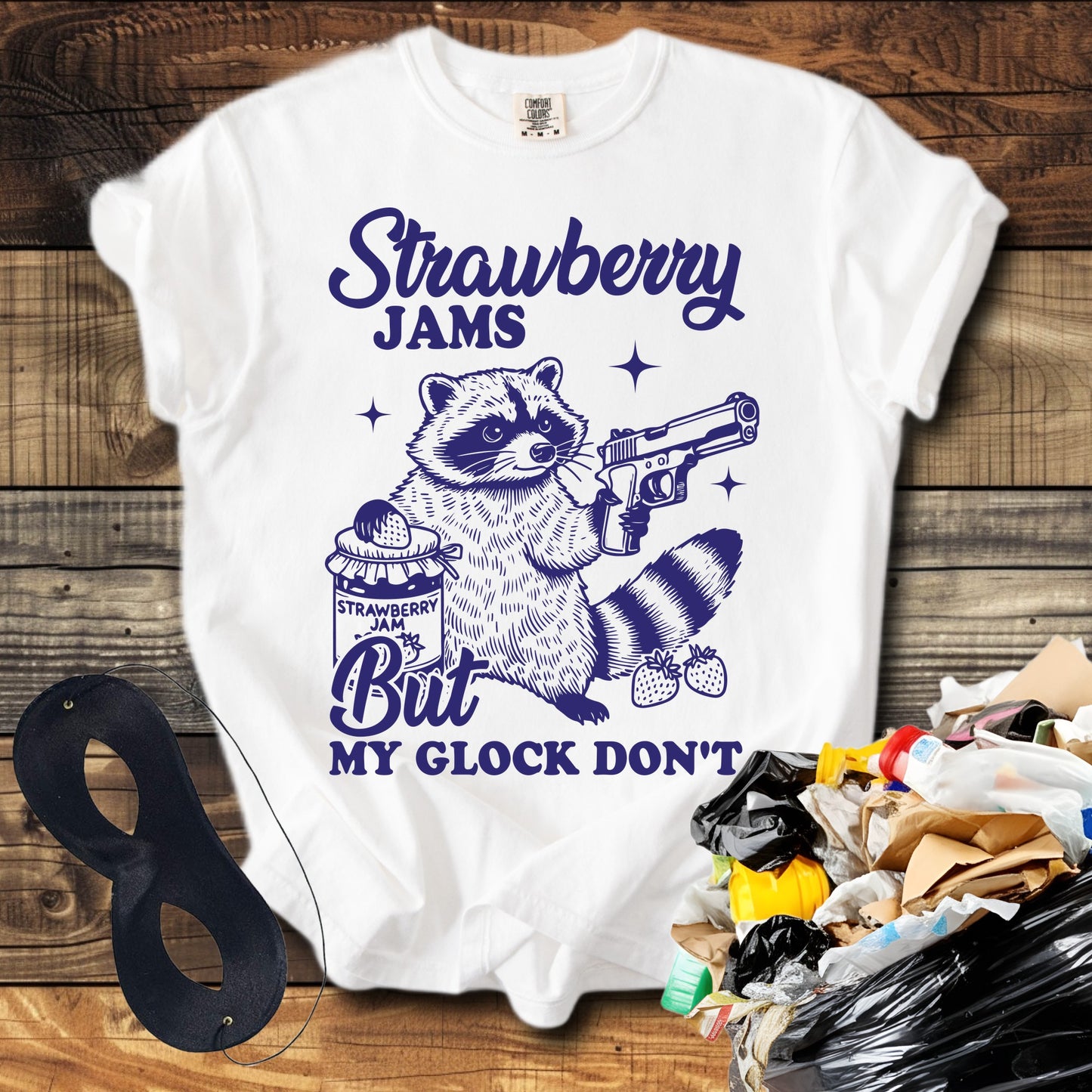 Strawberry Jams But My Glock Don't T-Shirt
