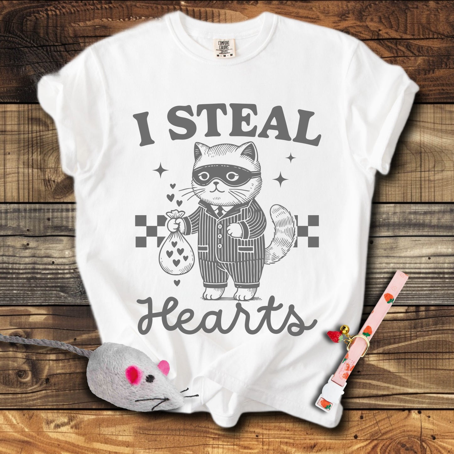 I Steal Hearts (Cat) T-Shirt